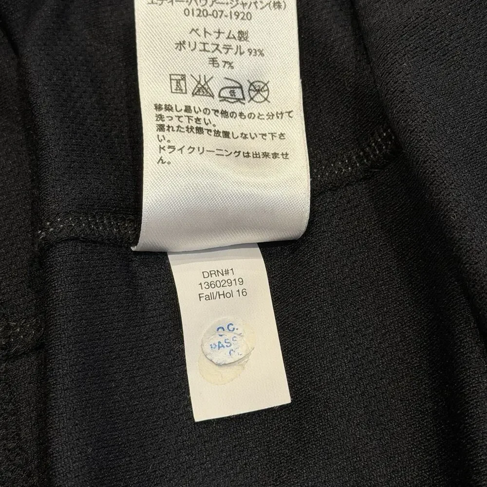 Eddie Bauer Active Long Sleeve Polyester Wool Blend Top Charcoal Gray Crew 3XL